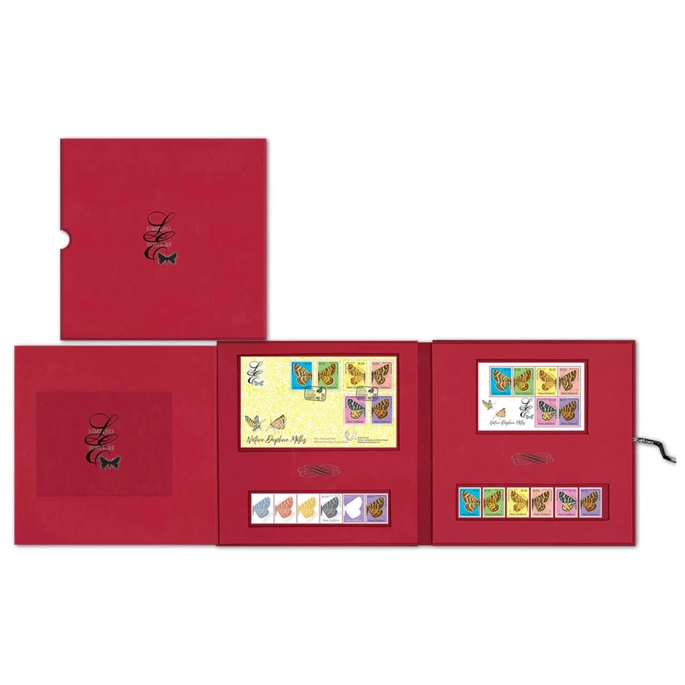 Nueva Zelanda 2020 Native Daphne Moths paquete edición limitada Foto 1 de 1