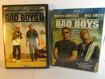Bad boys 1 & 2 DVD Movie TV Lot of 2 Blu-ray Bundle - Imagem 1 de 4