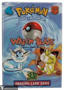 Factory Sealed 1999 WOTC Pokemon TCG Jungle Card Set Water Blast Theme Deck #2