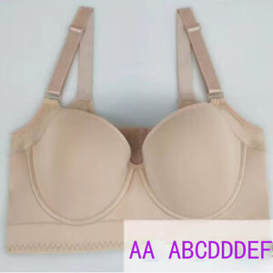AU Large Chest Lady Bra Sexy Lingerie Push Up Bra Underwire Brassiere Underwear