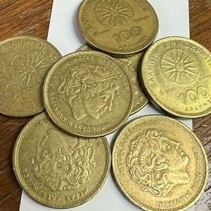 ALEXANDER THE GREAT Greece 100 Drachmes, Greek Drachma Coin (1990-2000 type) - Picture 1 of 2