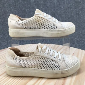 Naturalizer Shoes Womens 7.5 M Tanner Casual Low Sneakers Beige Fabric Lace Up - Picture 1 of 15