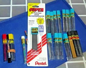 Large Lot of Pentel Pencil Leads & Erasers - Picture 1 of 1