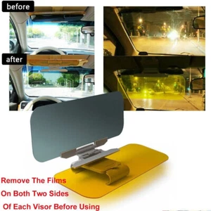Sun Visor Day Night Anti Glare Driving HD Vision Car Safety Glasses Universal - Picture 1 of 13