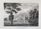 1840 Antique Print; Carstairs / Monteith House Lanarkshire after Fleming &amp; Swan