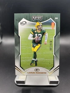 Aaron Rodgers 1st Down/100 Playoffs Paralel #137 Green Bay Packers 2021 NFL - Imagen 1 de 2