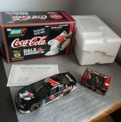 Revell DALE EARNHARDT JR #1 Coca Cola Polar Bear 1998 Monte Carlo 1:24 Bank set - Image 1 of 4