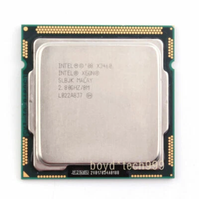 Intel Xeon X3460 CPU 4-Core 2.80GHz 8M 1333MHZ Socket LGA 1156 SLBJK Processors - Image 1 of 2