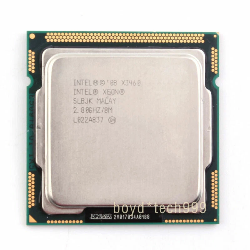 Intel Xeon X3460 CPU 4-Core 2.80GHz 8M 1333MHZ Socket LGA 1156 SLBJK Processors - Image 1 of 1