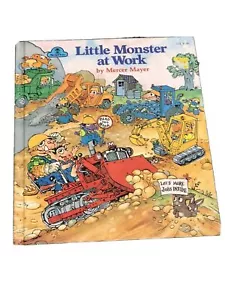 Vintage 1978 Little Monster At Work Book Hardcover Mercer Mayer - Foto 1 di 6