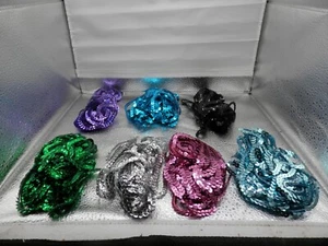 APPROX. 70 YARDS 6MM SEQUINE TRIM 10 YARDS PER COLOR 7 COLORS - Picture 1 of 8