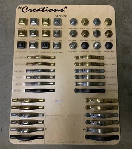 Lot Of KNOBS hardware BRASS & DRAWER Knobs & Handles Creations By Alno Inc Promo - Picture 1 of 5