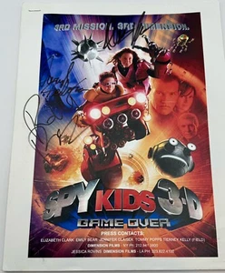 Kit de prensa de películas Spy Kids 2001 vintage con autógrafos de elenco - Imagen 1 de 4