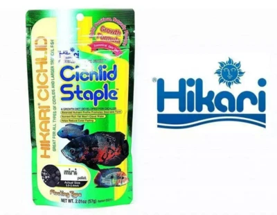 Hikari Cichlid Staple Mini Pellet Cichlid Fish Food 57g/ 2.01oz. - Image 1 of 4