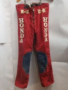 Vintage Hallman Racing - Boys Lrg. HONDA Motocross Pants w/ knee Sliders - Picture 1 of 9