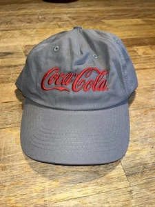 Coca Cola Grey Hat New No Tag Red Logo Cap Limited Edition - Picture 1 of 6