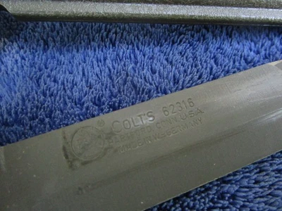VINTAGE ORIGINAL US MILITARY BAYONET AND SCABBARD MADE BY COLT HARTFORD CONN. - Image 1 of 4
