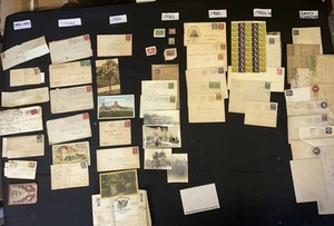 1866-1950s Letters & Stamps covers MI. Envelopes Diary, missionay Photos E8 - Picture 1 of 20