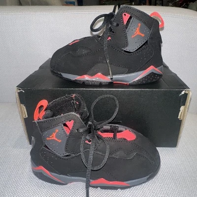 Toddler Jordan 6 Infared and Black Toddler Size 7c New In Box - Image 1 of 4