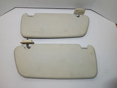 Juego de parasoles izquierdo y derecho Volvo 240 1986-1993 sedán par negro blanco OEM Foto 1 de 4