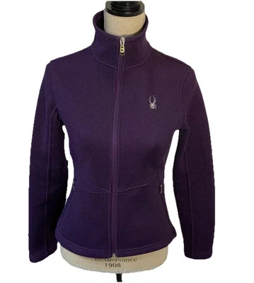 Chaqueta Spyder Endure Core para mujer talla SP cremallera completa tejida polar forrada bolsillos Foto 1 de 4