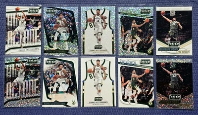 Giannis Antetokounmpo LOT of 10 Cards ALL Are MINT or BETTER CONDITION - Image 1 of 4