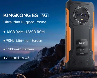 Cubot KINGKONG ES 16+128GB 6.56" 90Hz Android 14 IP68 Ultra-thin Rugged  Phone  - image 1 of 4