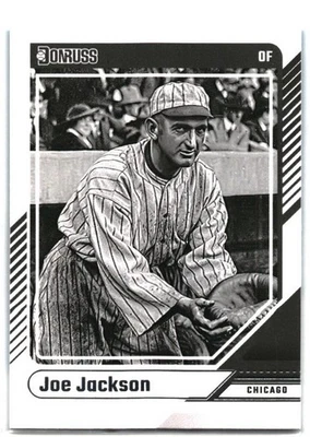 2024 Panini Donruss No32 «Shoeless» Джо Джексон Chicago Black Sox почти как новый+ - Изображение 1 из 2