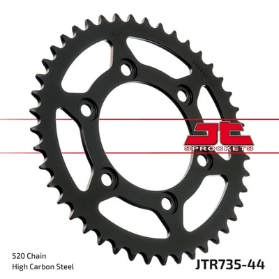 JT Rear Sprocket 44/520 1pc ID :1 Fits Ducati Monster 620 i.e. 2002-2006 - Imagem 1 de 4