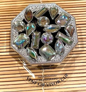 Bath & Body Works Scentportable Vent Visor Clip Fragrance Holder Gems Rhinestone - Picture 1 of 2