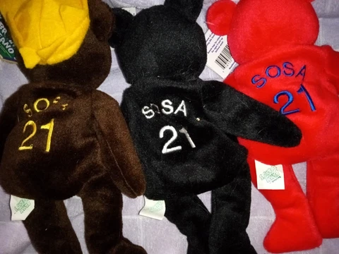 Any Sammy Sosa Baseball Fans Out There?  3 Collectible Plushies for Easter!! Cover