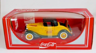 Solido 1934 Ford Roadster Coca Cola Diecast Metal 1:19 Scale. Made in France. - Image 1 of 4