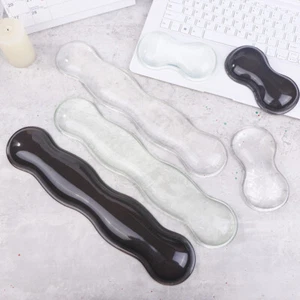 Transparent Silicone Mouse Pad With Wrist Rest Keyboard Rest Mouse Wrist Rest - Afbeelding 1 van 18