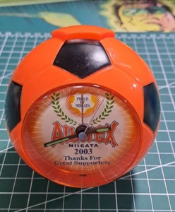 Vintage Wecker Fußball Ball selten Werbung Gadget Albirex Niigata Japan - Bild 1 von 10