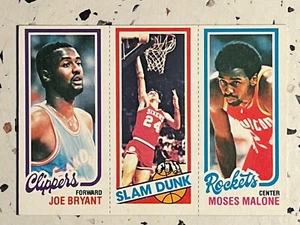 1980-81 Topps Moses Malone Bobby Jones Joe Bryant #107-263-217 HOF - Picture 1 of 4