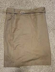 Valerie Bertinelli Womens Size 10 High Waisted Belted Pencil Career Skirt - Picture 1 of 3