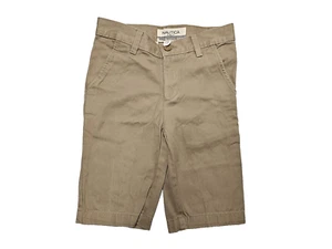 Nautica Brown Shorts Knee Length Zipper Slim Fit size 8 - Picture 1 of 8