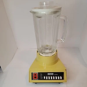 Vintage-Waring Futura 2 Blender 11Bl59 Yellow 1960s-1970’s, 8 Button mint condit - Picture 1 of 10