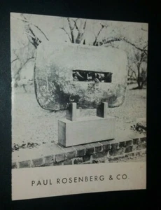 Vintage HARVEY WEISS Skulptur 1966 Rosenberg Ausstellungskatalog KUNST selten - Bild 1 von 4