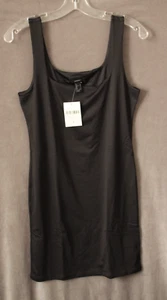 Forever 21  Black Body Con Tank Dress Size Large NWT - Picture 1 of 2