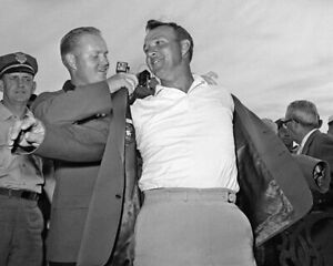 JACK NICKLAUS and ARNOLD PALMER Glossy 8x10 Photo 1964 Masters at Augusta Print