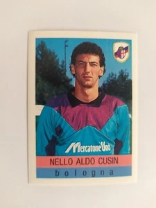 FIGURINA CALCIO FLASH 91 BOLOGNA CUSIN n 36 CON VELINA - Bild 1 von 2