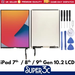 iPad 7.ª generación 2019/8.ª generación 2020/9. 2021 10,2” pantalla LCD de repuesto Reino Unido - Imagen 1 de 1