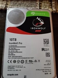 Seagate IronWolf Pro 10TB 7.2K SATA 6Gb/s 256Mb Cache 3.5" NAS HDD ST10000NE0004 - Picture 1 of 1