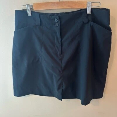 Nike Golf Skirt Dri-Fit golf skort black built in short size 12 - Image 1 of 4