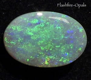 6,69ct. Solider Dark/Black Opal Grün/Türkise + Video **FLASHFIRE-OPALS** - Picture 1 of 6
