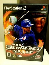 MLB SlugFest 2003 (Sony PlayStation 2, 2002) 2003 Ps2 Complete With Manual
