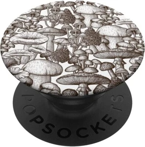 Retro Trendy Mushroom Flower Hippie 60s 70s Aesthetic Decor PopSockets PopGrip - Picture 1 of 3