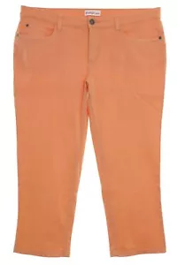 Sheego Pants Capri Summer 3/4 Jeans Slim Fit Women's Plus Size Stretch - Picture 1 of 4