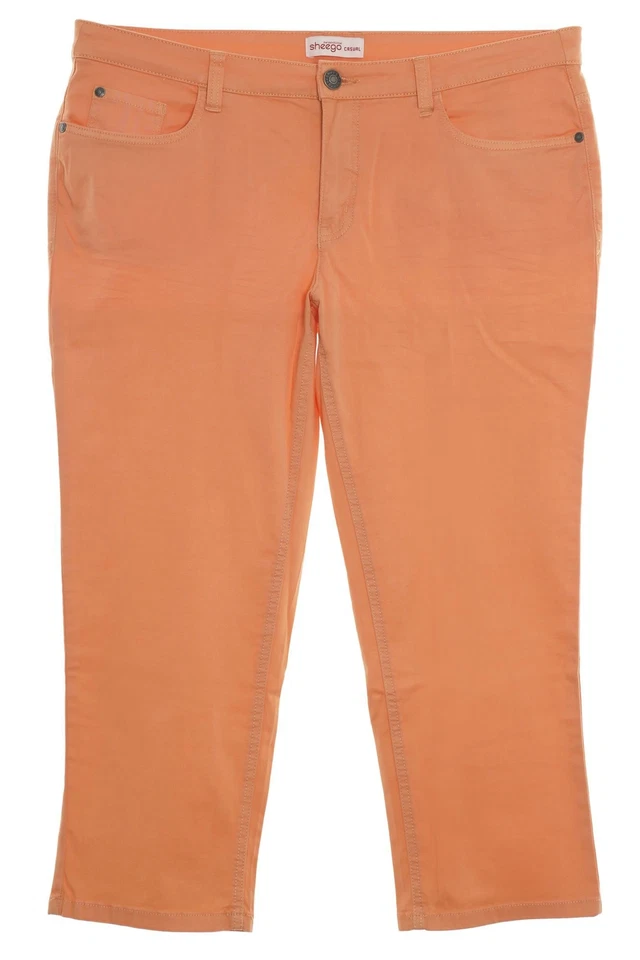 sheego Hose Caprihose Sommerhose 3/4 Jeans Slim Fit Damen Plusgröße Stretch - Bild 1 von 1